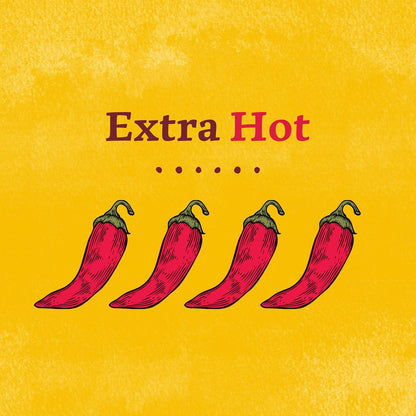 Cholula Hot Sauce Extra Hot – Simple Everyday Egg and Pizza Topping, 5 oz Glass Bottle