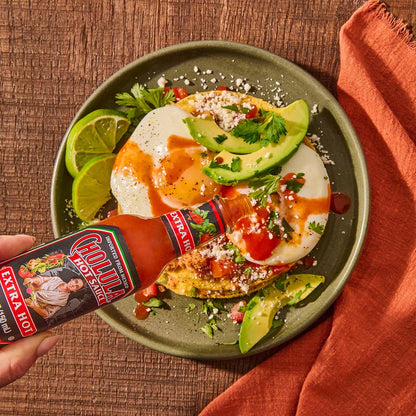 Cholula Hot Sauce Extra Hot – Simple Everyday Egg and Pizza Topping, 5 oz Glass Bottle