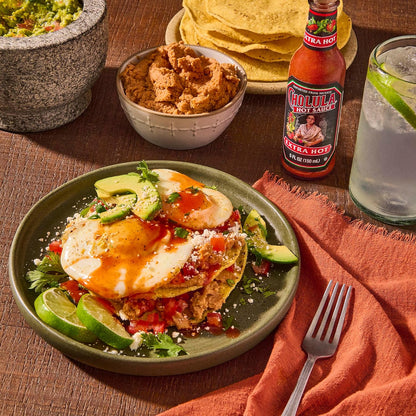 Cholula Hot Sauce Extra Hot – Simple Everyday Egg and Pizza Topping, 5 oz Glass Bottle