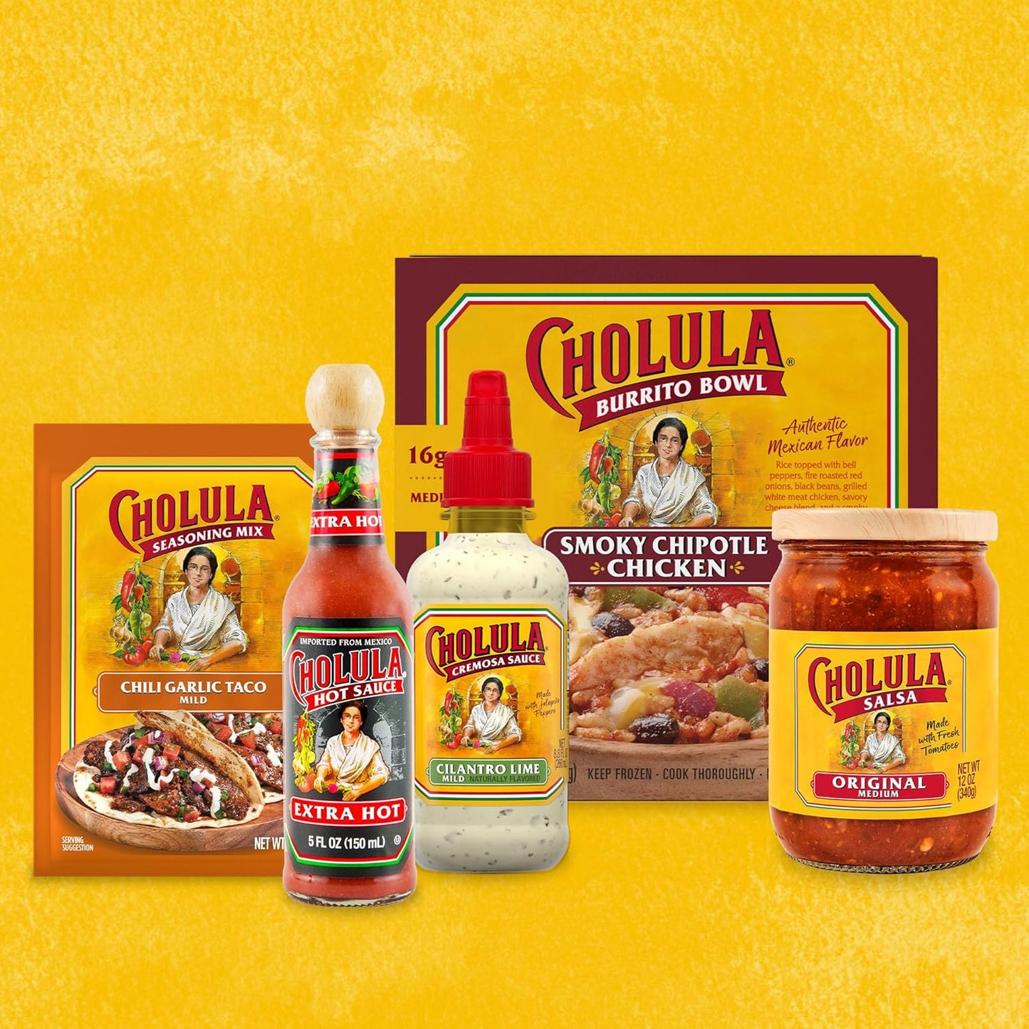 Cholula Hot Sauce Extra Hot – Simple Everyday Egg and Pizza Topping, 5 oz Glass Bottle