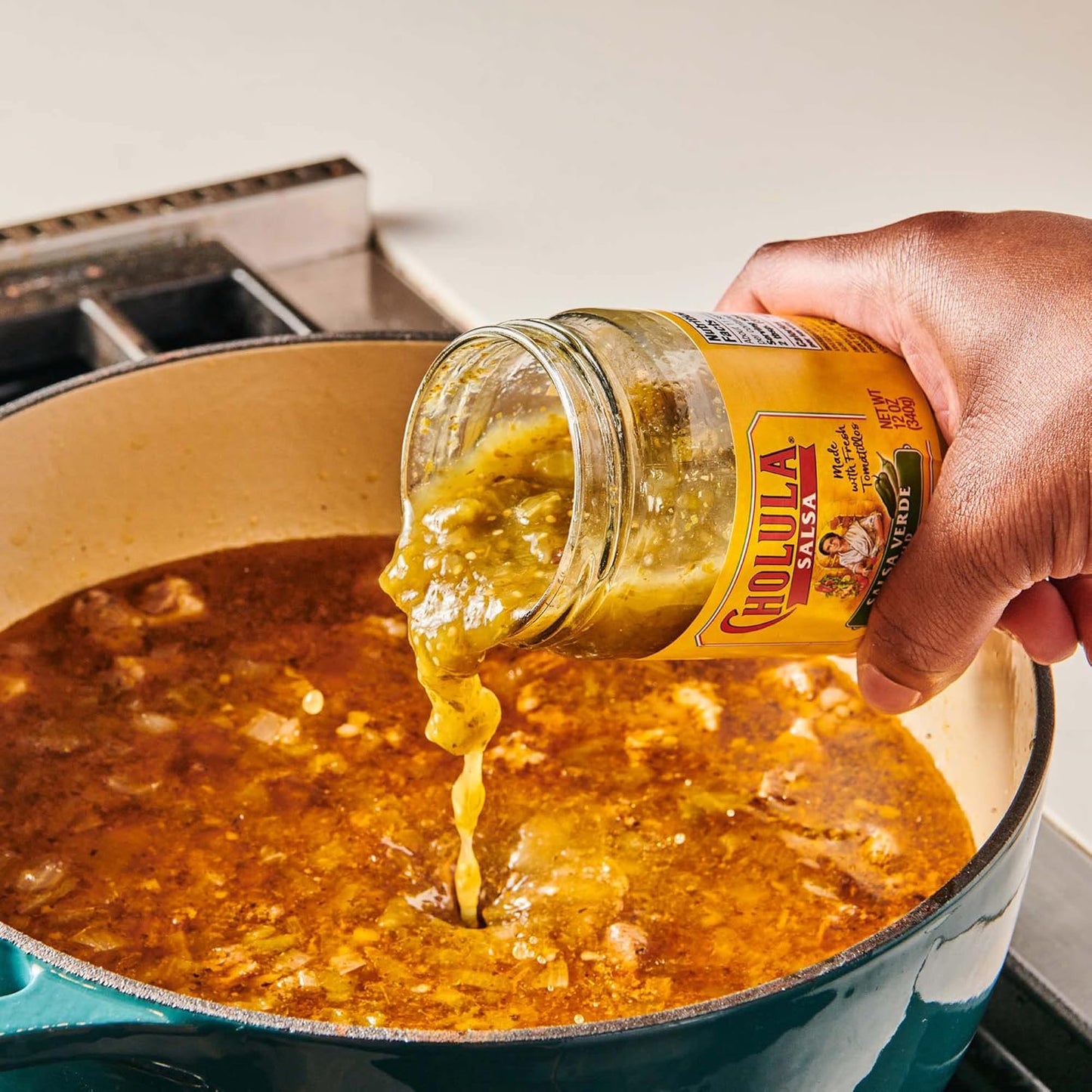 Cholula Salsa Verde Mild 12 oz – Versatile Dipping Sauce for Home Entertaining