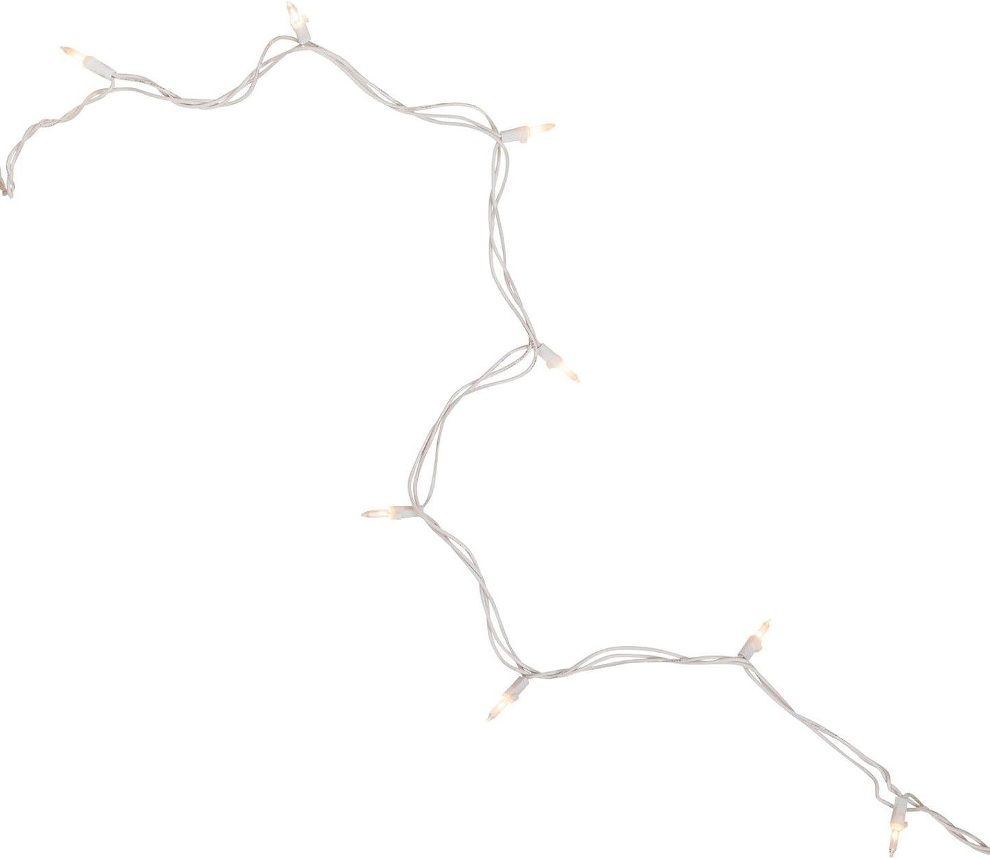 Christmas Co. Mini Incandescent Christmas Lights – Cozy Living Room Mantel Garland Lighting