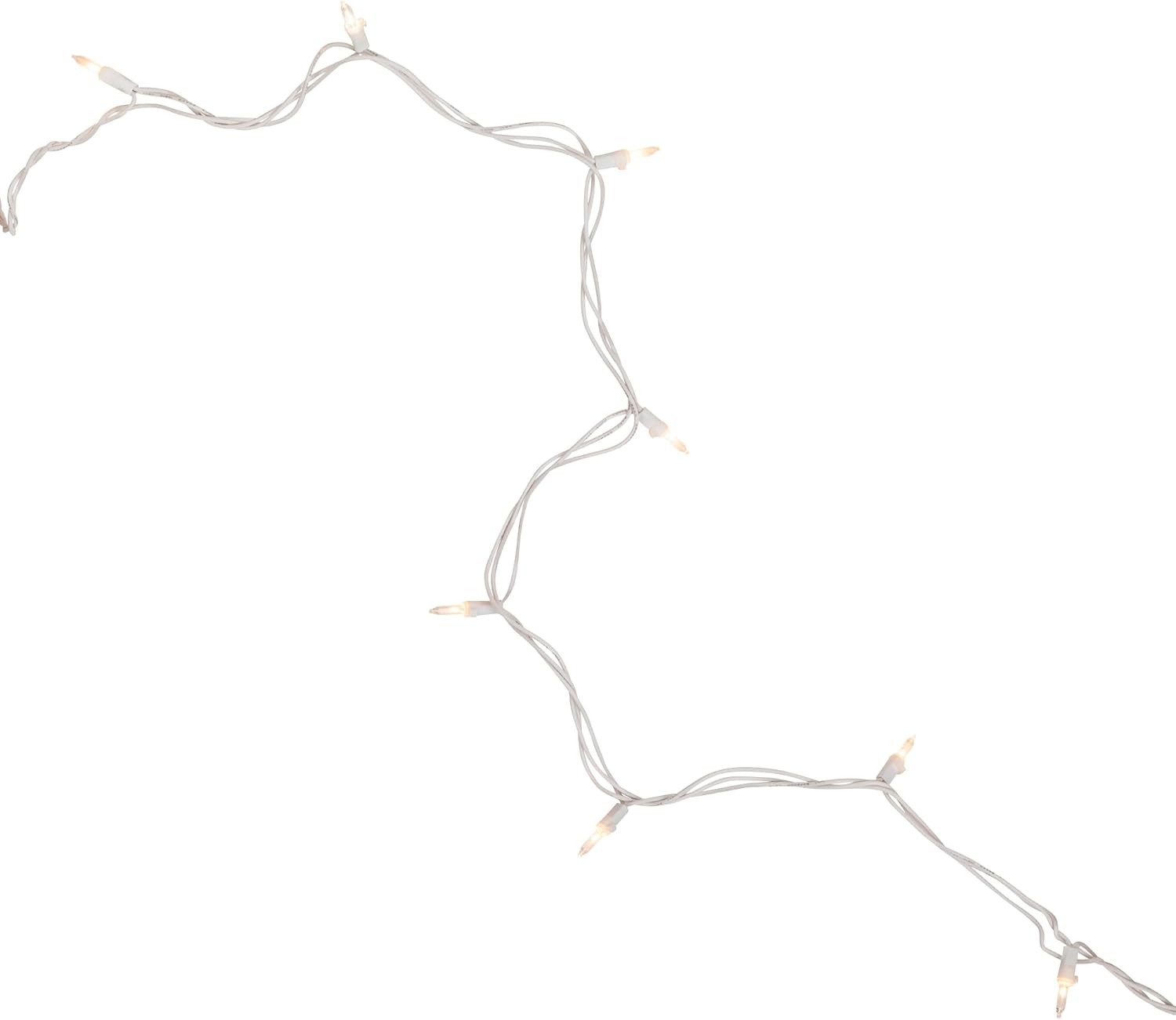 Christmas Co. Mini Incandescent Christmas Lights – Cozy Living Room Mantel Garland Lighting
