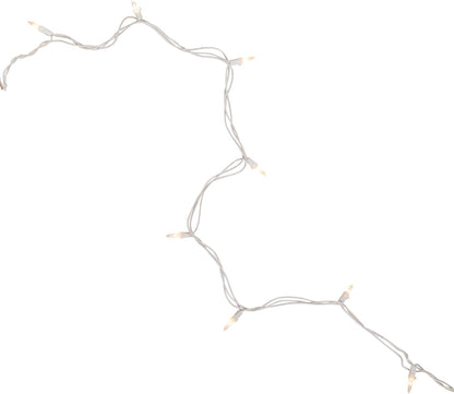 Christmas Co. Mini Incandescent Christmas Lights – Cozy Living Room Mantel Garland Lighting