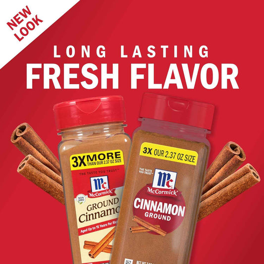 McCormick Ground Cinnamon, 7.12 oz – Warming Pantry Spice for Mindful Morning Rituals and Calm Cooking