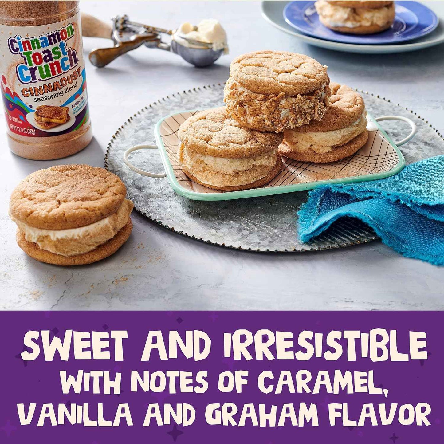 Cinnamon Toast Crunch Cinnadust Seasoning – Nostalgic Comfort Spice for Sweet Potatoes and Oatmeal, Wellness Kitchen