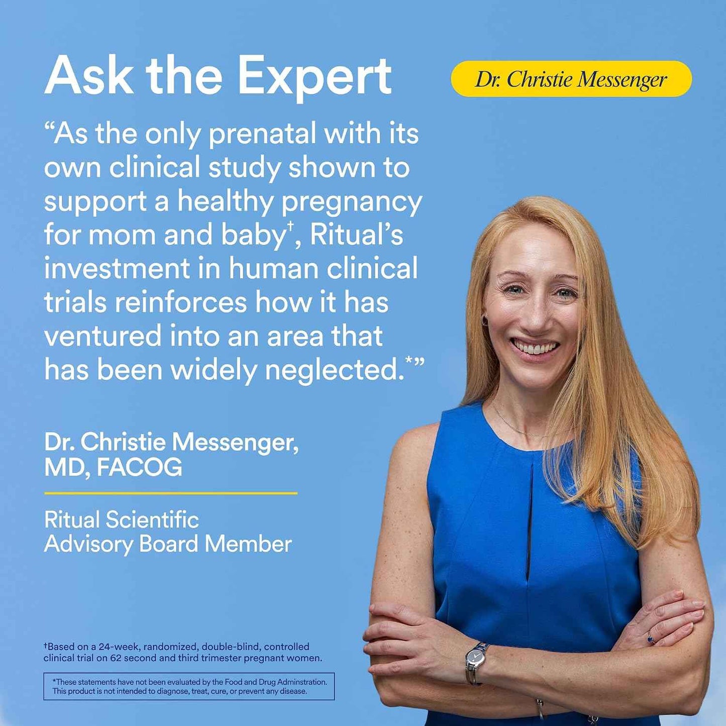 Ritual Prenatal Vitamin – Housewarming Gift for the Mom-to-Be, Premium Clean-Label Supplement
