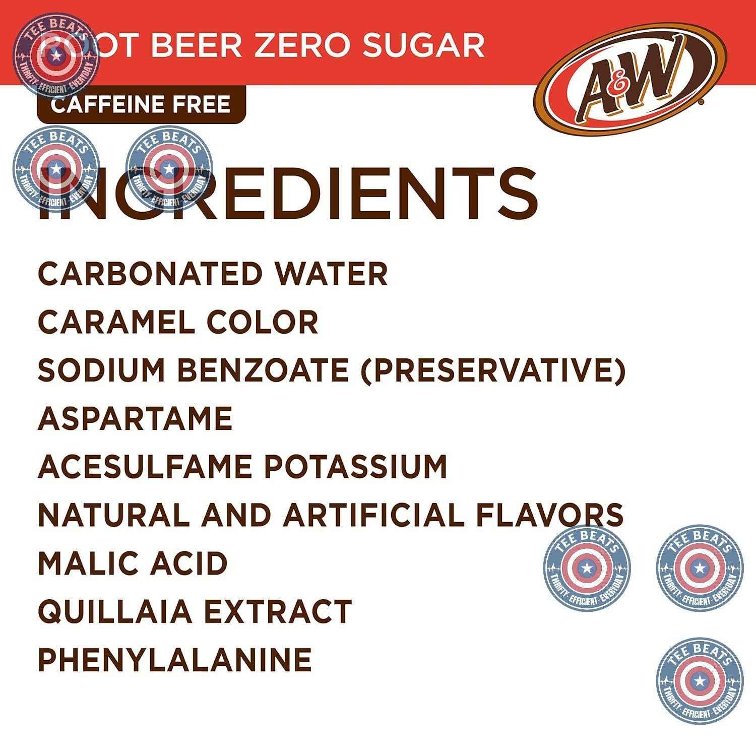 A&W Zero Sugar Root Beer Soda, 12 fl oz cans (12 pack) – Kid-Friendly Root Beer for Lunchboxes, Playdates, and Afternoon Snacks