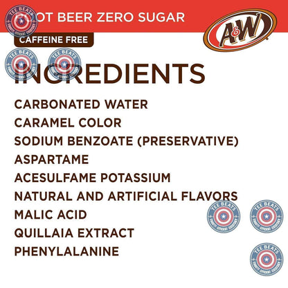 A&W Zero Sugar Root Beer Soda, 12 fl oz cans (12 pack) – Kid-Friendly Root Beer for Lunchboxes, Playdates, and Afternoon Snacks