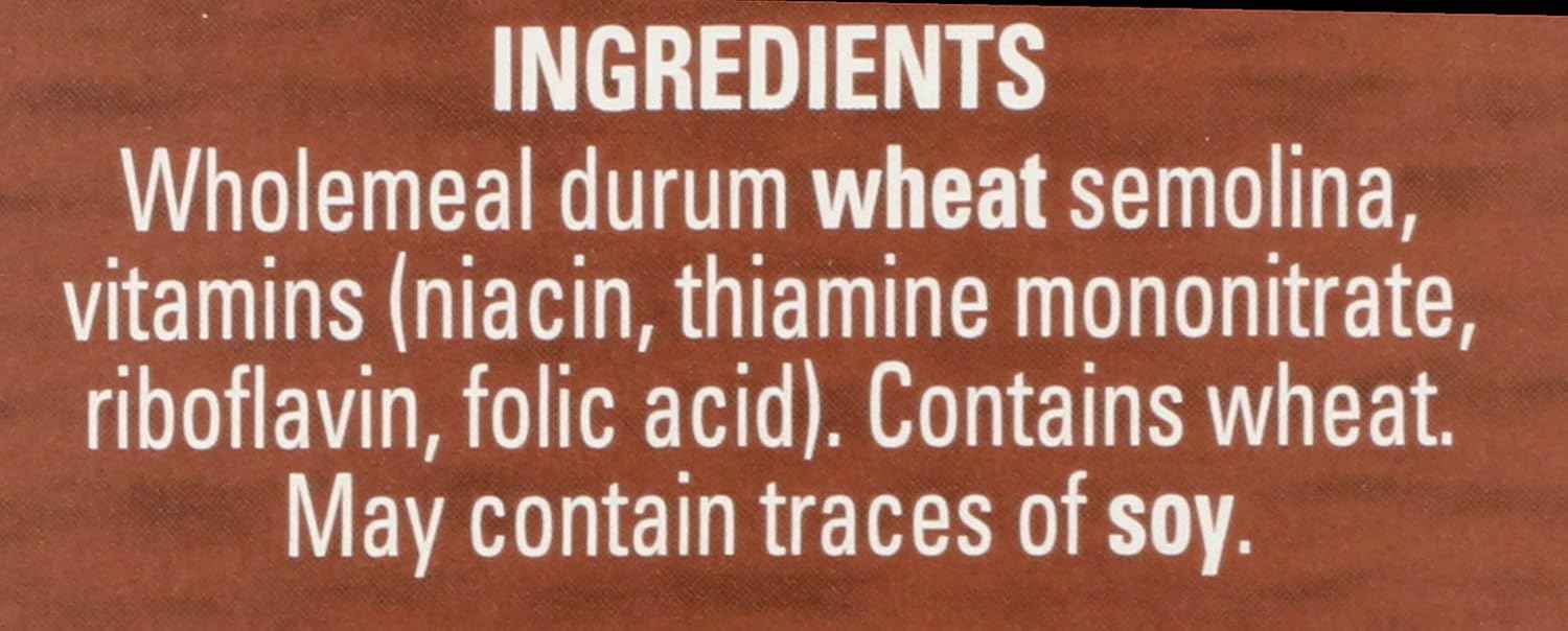 De Cecco Whole Wheat Fusilli – Single-Ingredient Italian Pasta for Intentional Pantry Staples