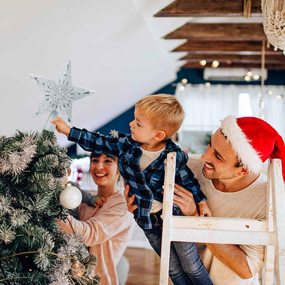 [Brand Name] Star Tree Topper with Built-In Projector – Cozy Bedroom Holiday Decor with 6 Ambient Light Modes