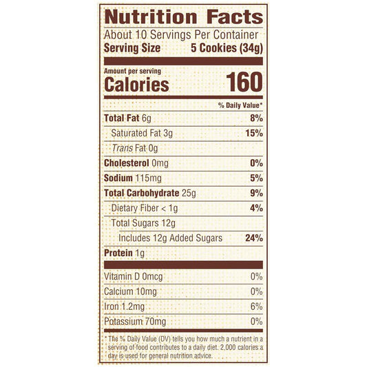 Archway Crispy Gingersnaps, 12 oz Office Pantry and Conference Room Snack Pack