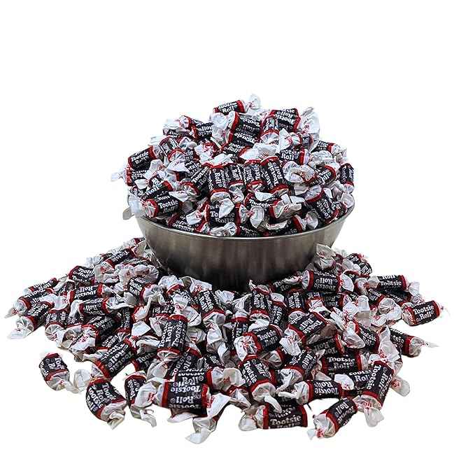 Tootsie Roll Midgees 6.5 oz - Allergy-Conscious Individually Wrapped Chocolate Candy for School Parties and Trick-or-Treat Handouts