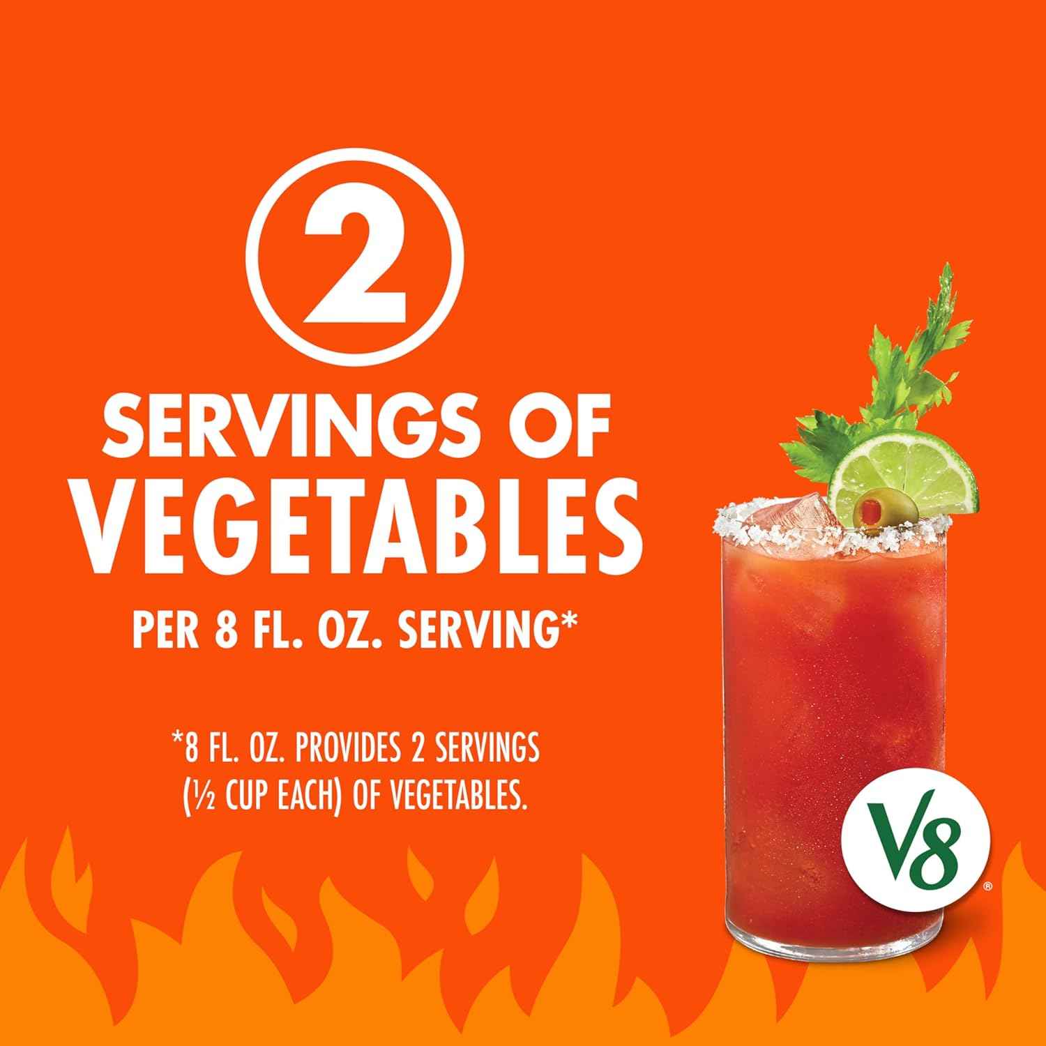 V8 Bloody Mary Mix Original 6-Pack, Quick Brunch Prep Solution for Busy Morning Schedules
