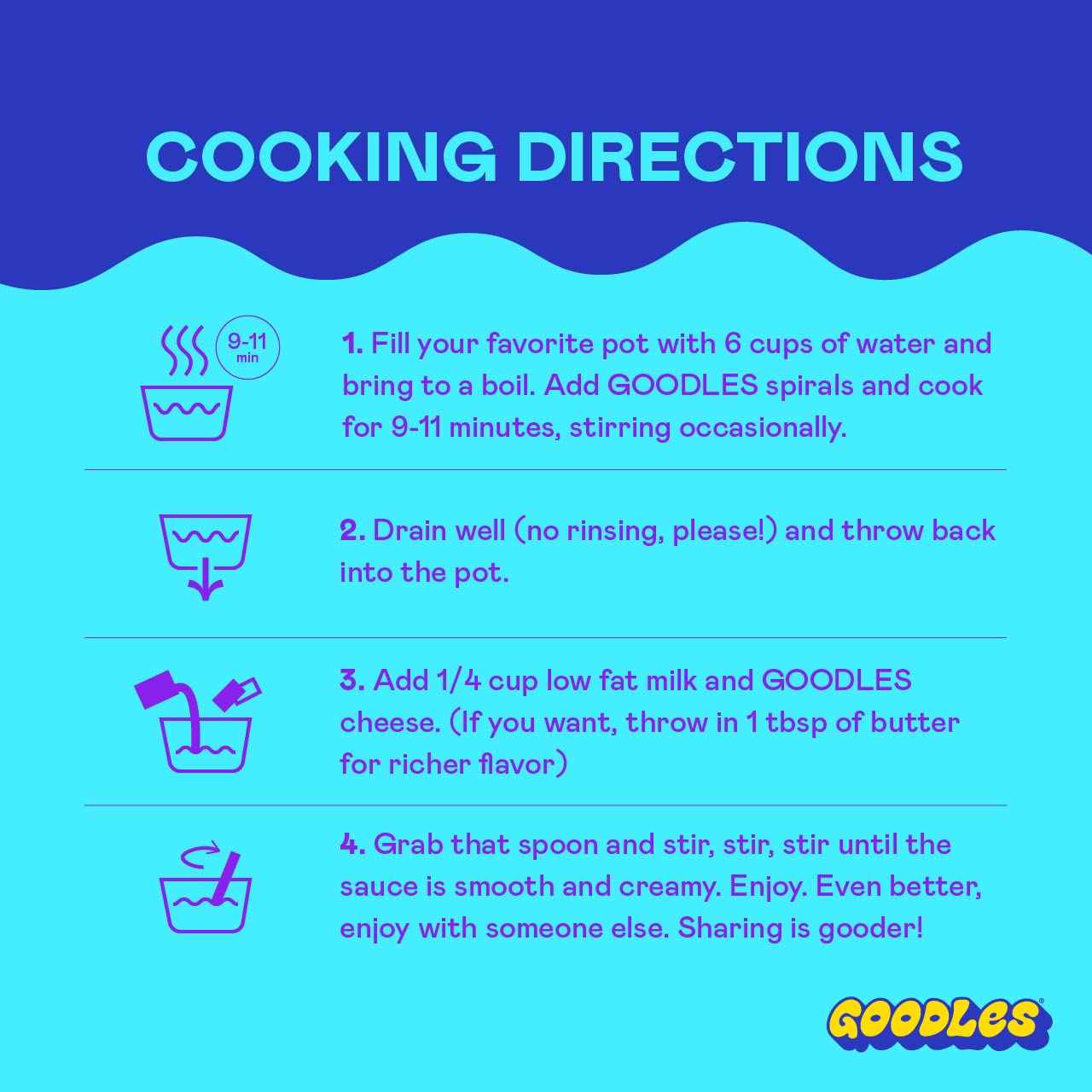 Goodles Twist My Parm Asiago and Parmesan Spirals – 5-Minute Dorm Room Meal for College Students