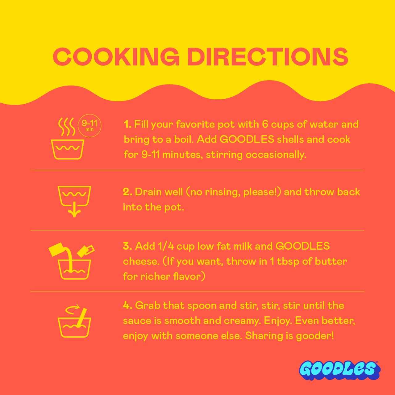 Goodles Shella Good Aged White Cheddar Shells – Simple Clean Label Mac and Cheese for Intentional Kitchens