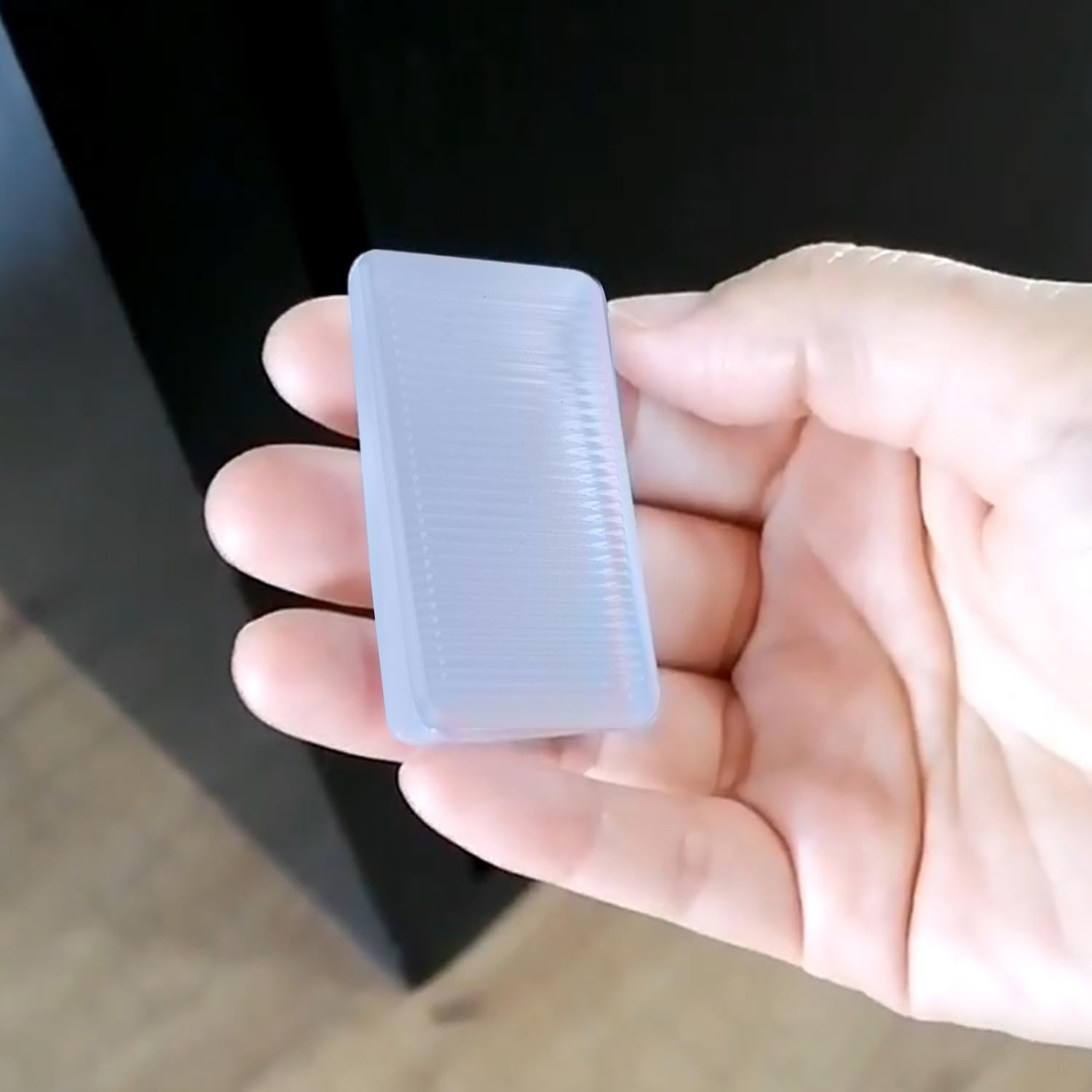 Clear Furniture Shims – Invisible Bedroom Decor Fix for Wobbly Nightstands, Living Room Leveling