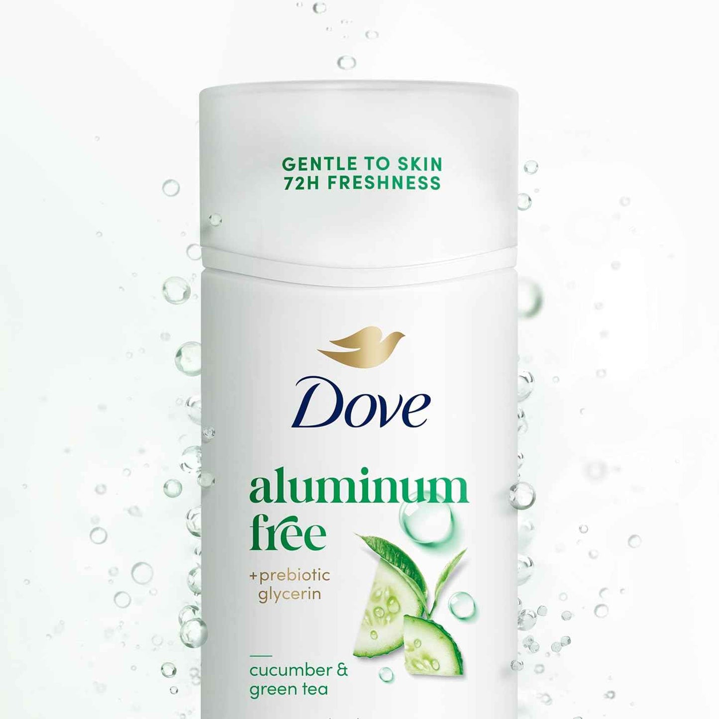 Dove Cucumber & Green Tea Deodorant Stick – Irritation Free Aluminum Free Odor Care for Allergy Sensitive Underarm Skin 2.4 oz