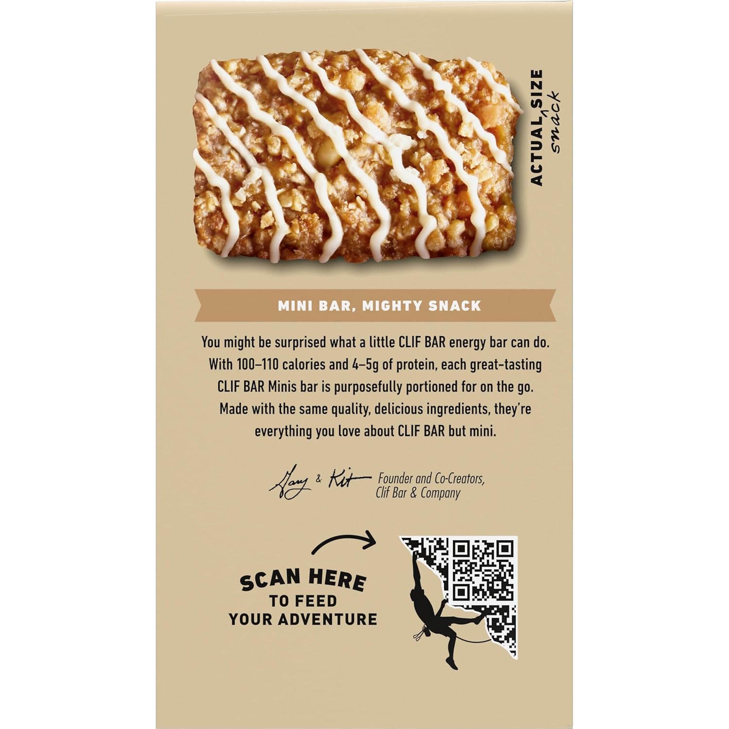 CLIF BAR Minis White Chocolate Macadamia Nut Snack Bars for Midday Energy and Workday Reset Rituals
