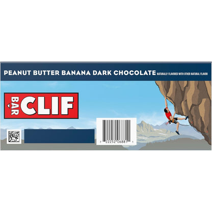 CLIF BAR Peanut Butter Banana Protein Bars – Clean-Label Plant-Based Snack for Post-Workout Recovery, 10g Protein, 10 Pack