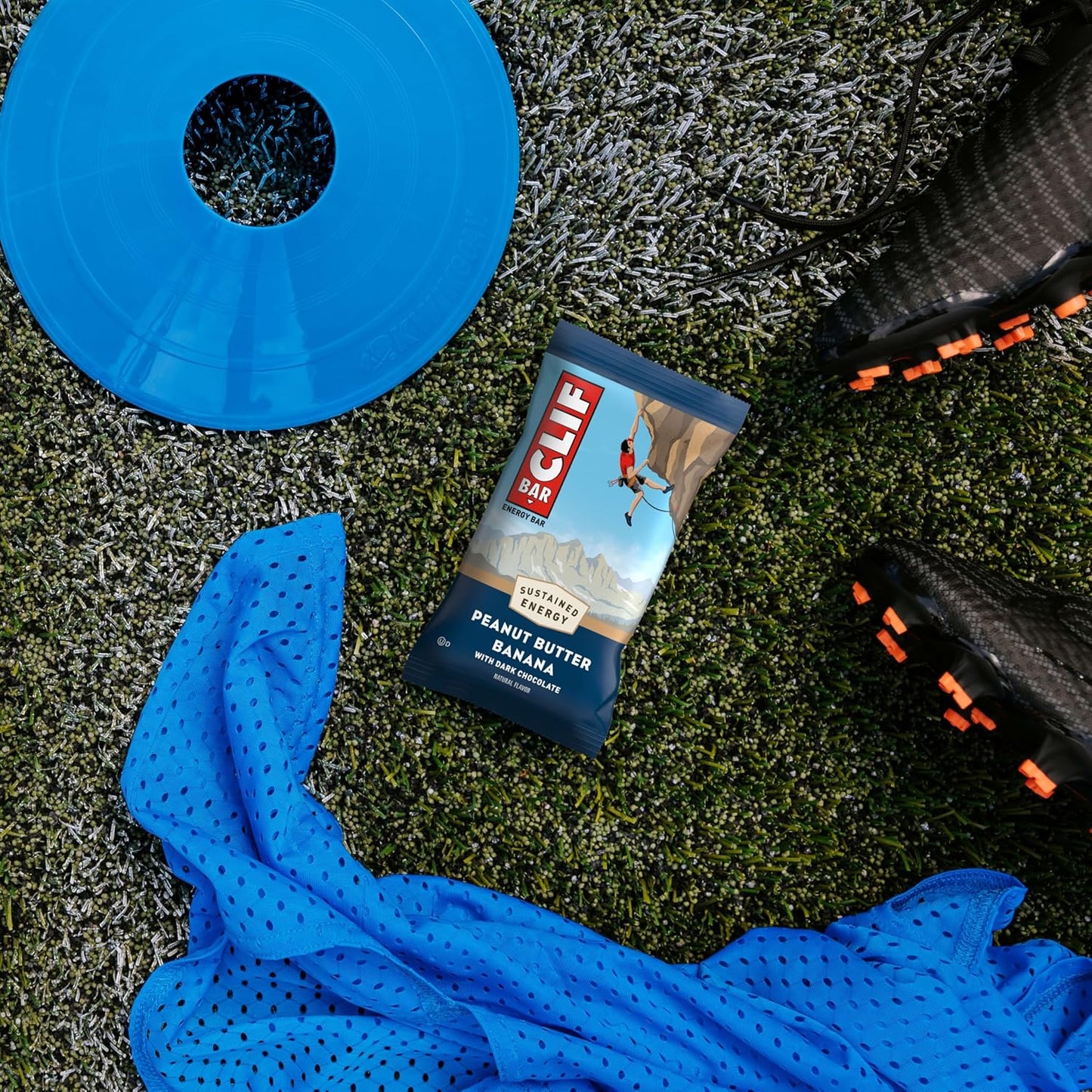 CLIF BAR Peanut Butter Banana Protein Bars – Clean-Label Plant-Based Snack for Post-Workout Recovery, 10g Protein, 10 Pack