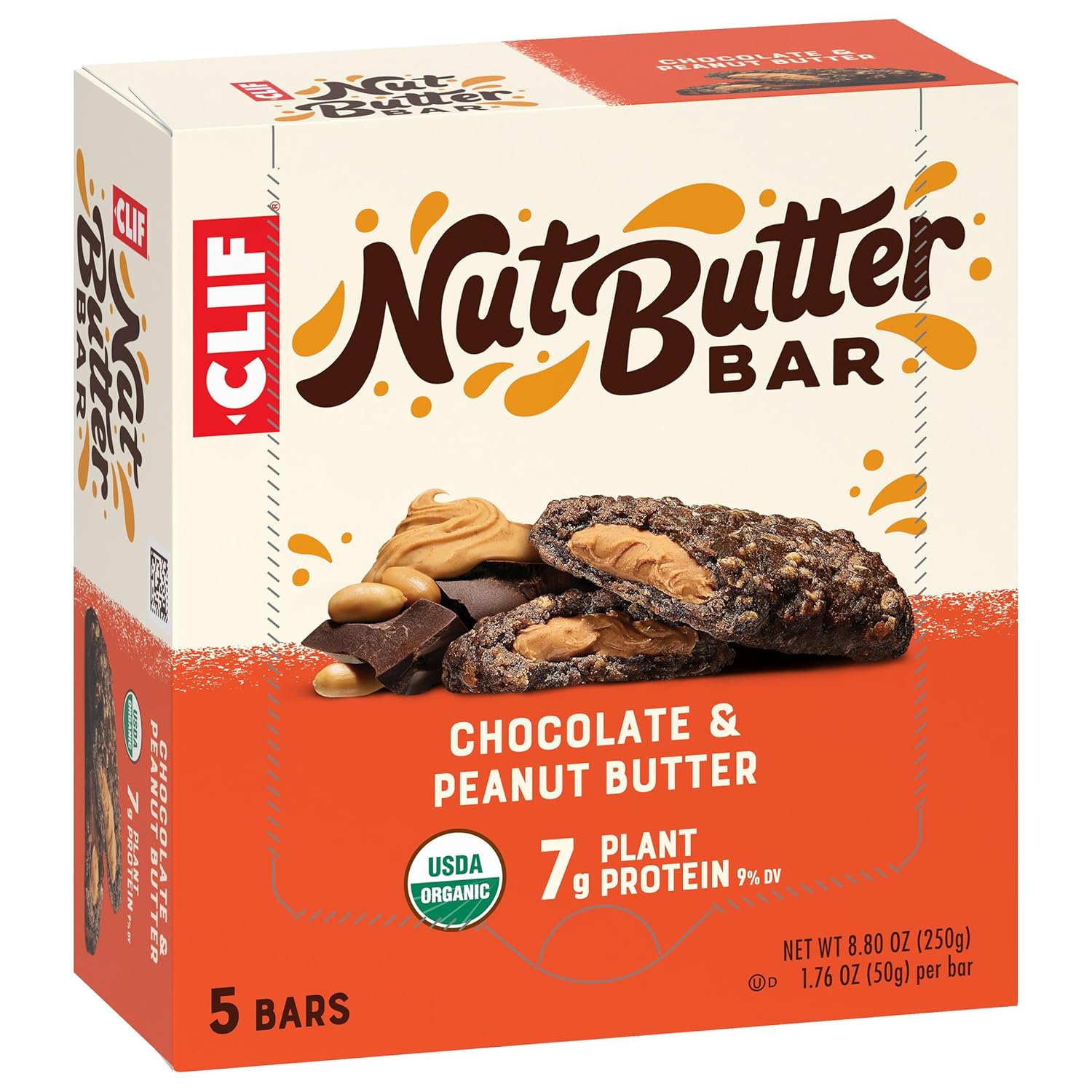 CLIF Nut Butter Bar – Individually Wrapped Energy Bar for Cycling Routes and Trail Adventures