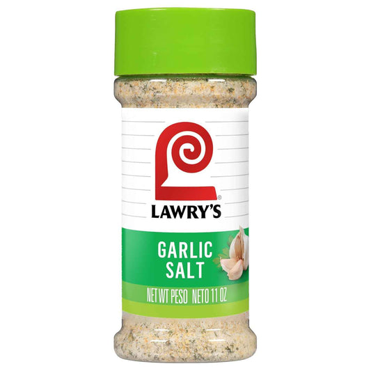 Lawry's Garlic Salt – Practical Housewarming Gift for Home Cooks, Coarse Ground Garlic and Parsley, 11 oz