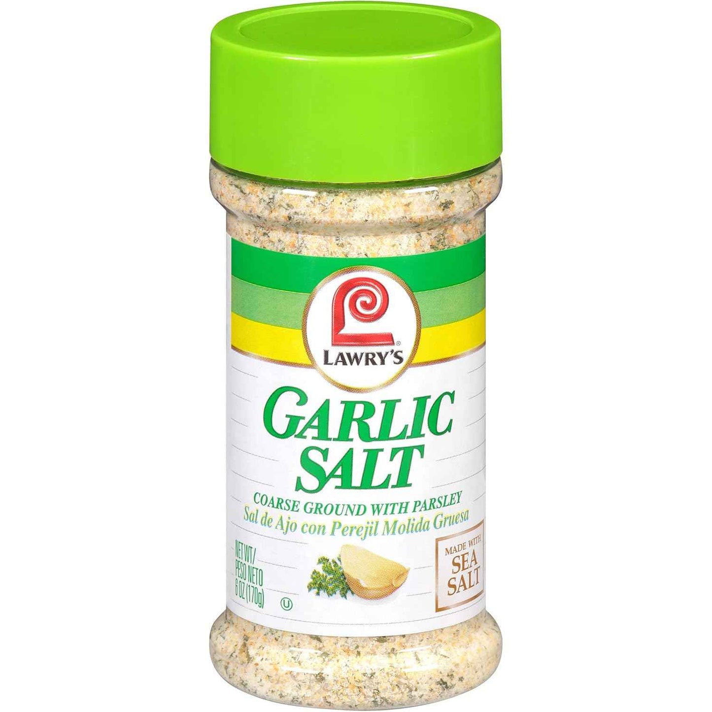 Lawry's Coarse Ground Garlic Salt with Parsley – Weeknight Kitchen Seasoning for Home Cooks