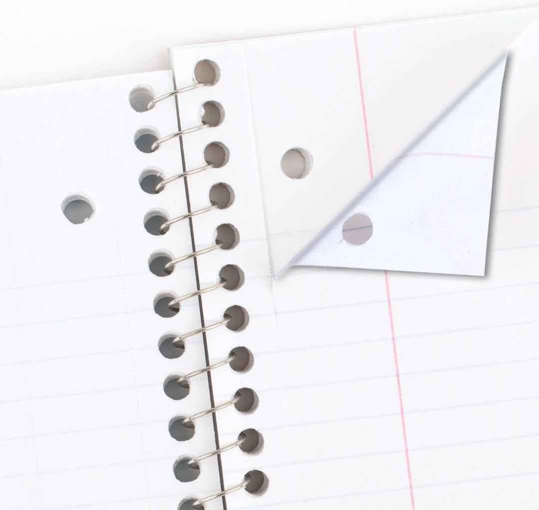 Mead Spiral Notebook Wide Ruled – Office Notepad for Meeting Notes, 12 Pack with 3-Hole Punched Pages