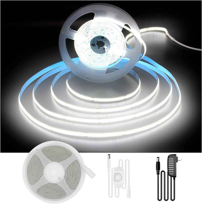 DAYBETTER COB LED Tape Light – Eye-Strain Reducing Monitor Backlight for Remote Workers, 24V 16.4 ft
