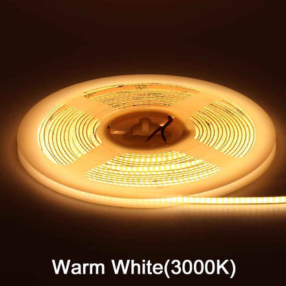 LUMIFLEX Aura 3mm COB LED Strip – Thoughtful Housewarming Gift for Couples, Warm White Dotless Tape Light