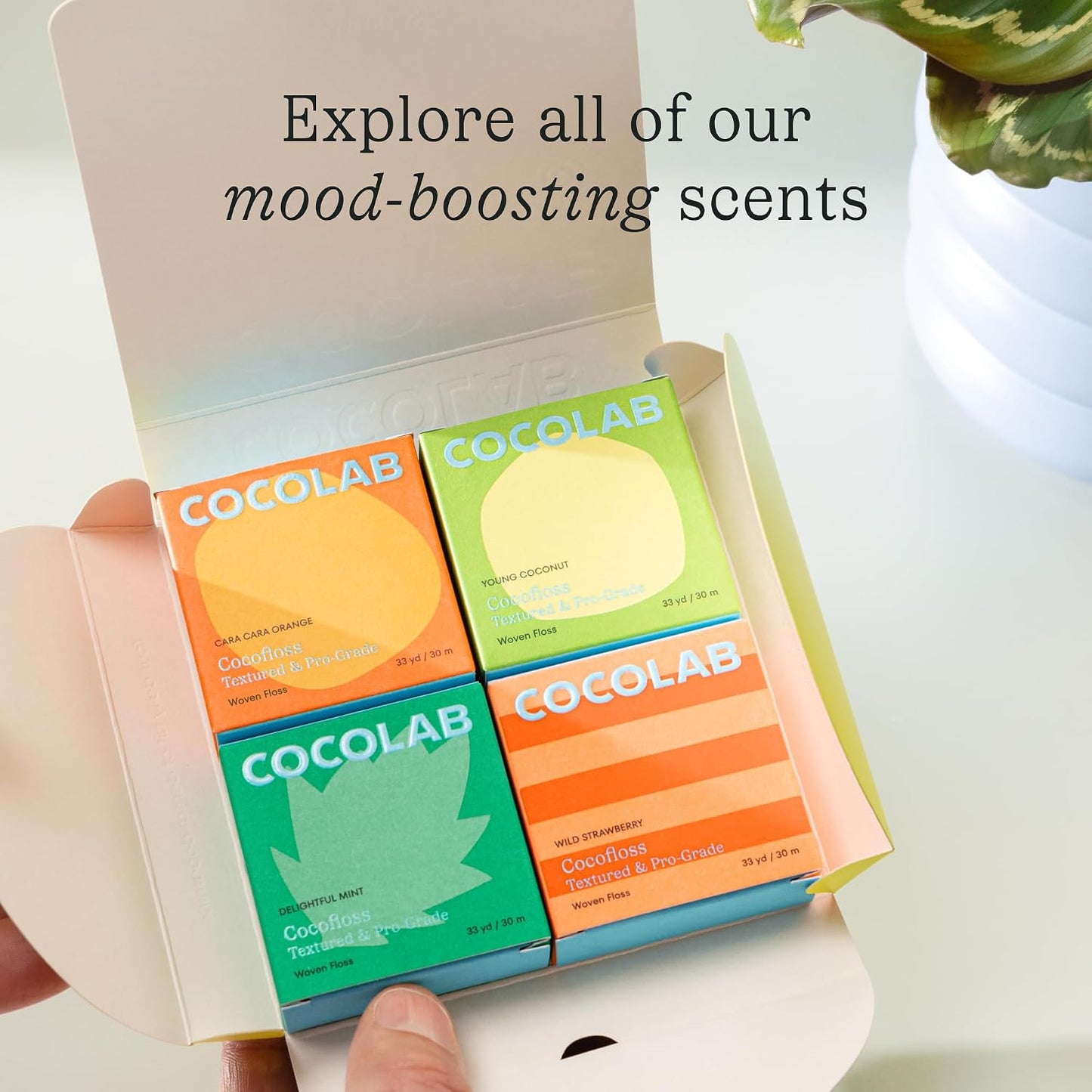 Cocofloss Expanding Woven Dental Floss by Cocolab – Gentle Flossing for Kids and Parents, Plant Based and Cruelty Free