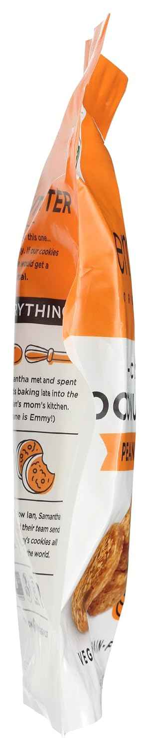 EMMYS Organic Peanut Butter Coconut Cookie, 6 OZ – Kid-Friendly Treat for Lunchboxes and Backpacks