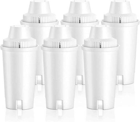 AquaShine 6-Pack Brita Replacement Filters – Practical Housewarming Gift for New Homeowners and Renters