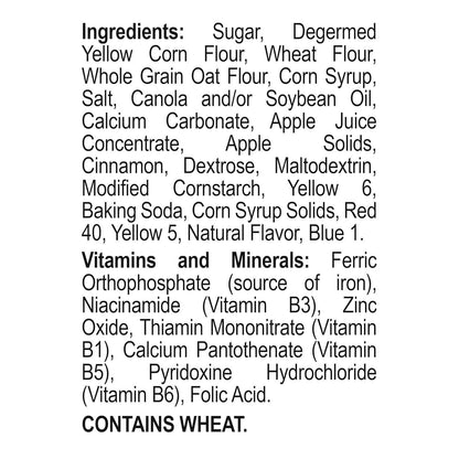 Malt-O-Meal Apple Zings Cereal – Quick Work-from-Home Breakfast, Apple Cinnamon Resealable Bag