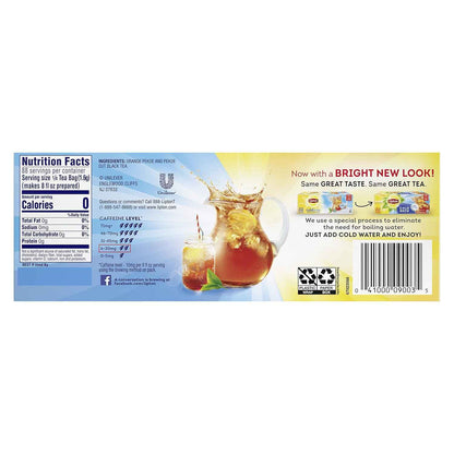 Lipton Cold Brew Iced Tea Bags for Health-Conscious Hydration Routines, Zero Calorie Family Size Cold Brew for Daily Wellness