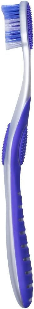 Colgate 360 Enamel Health Sensitive Toothbrush – Safe Gentle Brushing for Older Adults and Post-Dental Patients, Extra Soft, Pack of 6