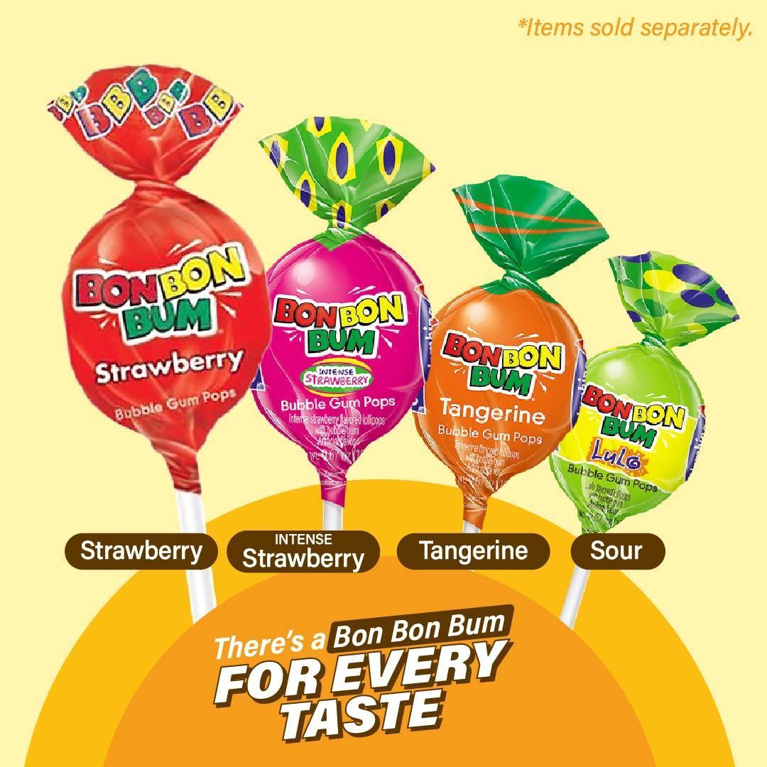 Colombina Bon Bon Bum Lollipops – Nostalgic Colombian Hard Candy Stocking Stuffer and Prank Gift for White Elephant Exchanges