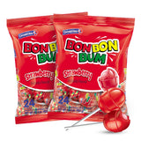 Colombina Bon Bon Bum Lollipops – Nostalgic Colombian Hard Candy Stocking Stuffer and Prank Gift for White Elephant Exchanges