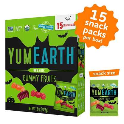 YumEarth Organic Halloween Lollipops - Clean Ingredient Candy for Health Conscious Parents, USDA Organic and Non GMO, 40 Count