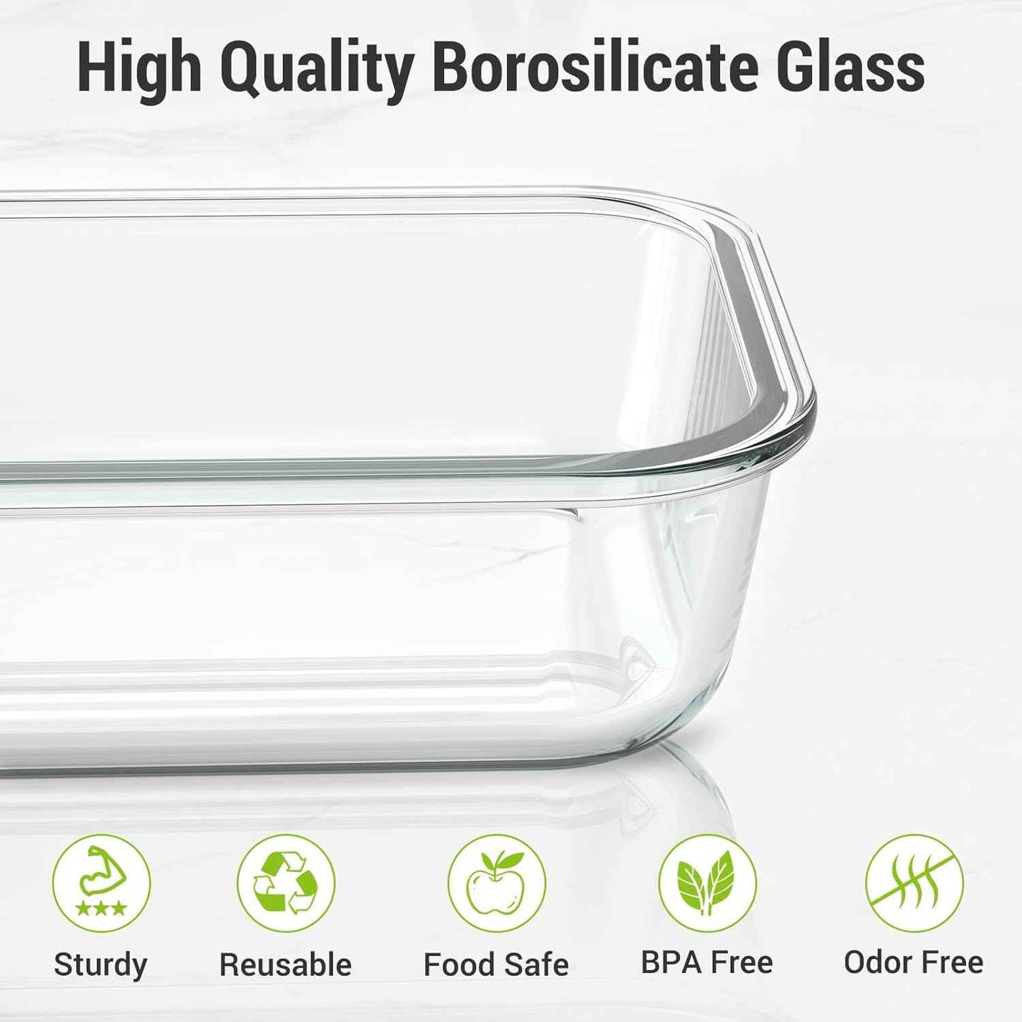 Dealusy 20-Piece Glass Food Container Combo – Streamlined Prep for Intentional Home Cooks