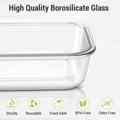 Dealusy 20-Piece Glass Food Container Combo – Streamlined Prep for Intentional Home Cooks