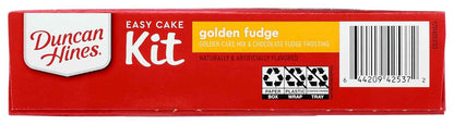 Duncan Hines Easy Cake Kit Golden Fudge Mix – Thoughtful Housewarming Basket Add-On for New Homeowners