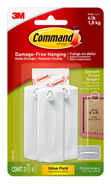 Command Large Picture Hooks – Practical Birthday Gift for Her, Easy Wall Hanging Without Nails