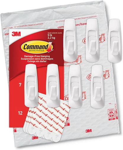 Command 5 lb Utility Hooks – Clean, Intentional Hanging for Modern Minimalist Homes