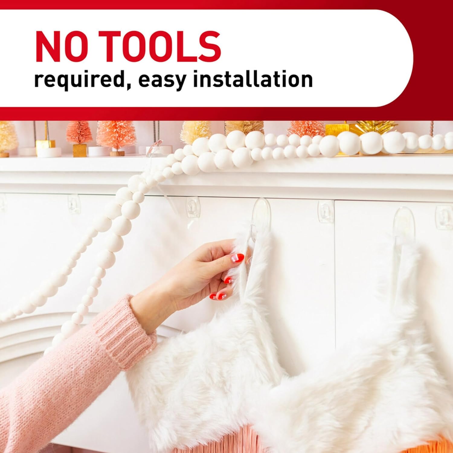 Command Damage-Free Clear Hooks - Streamlined Hanging Solution for Intentional, Less-Is-More Home Design