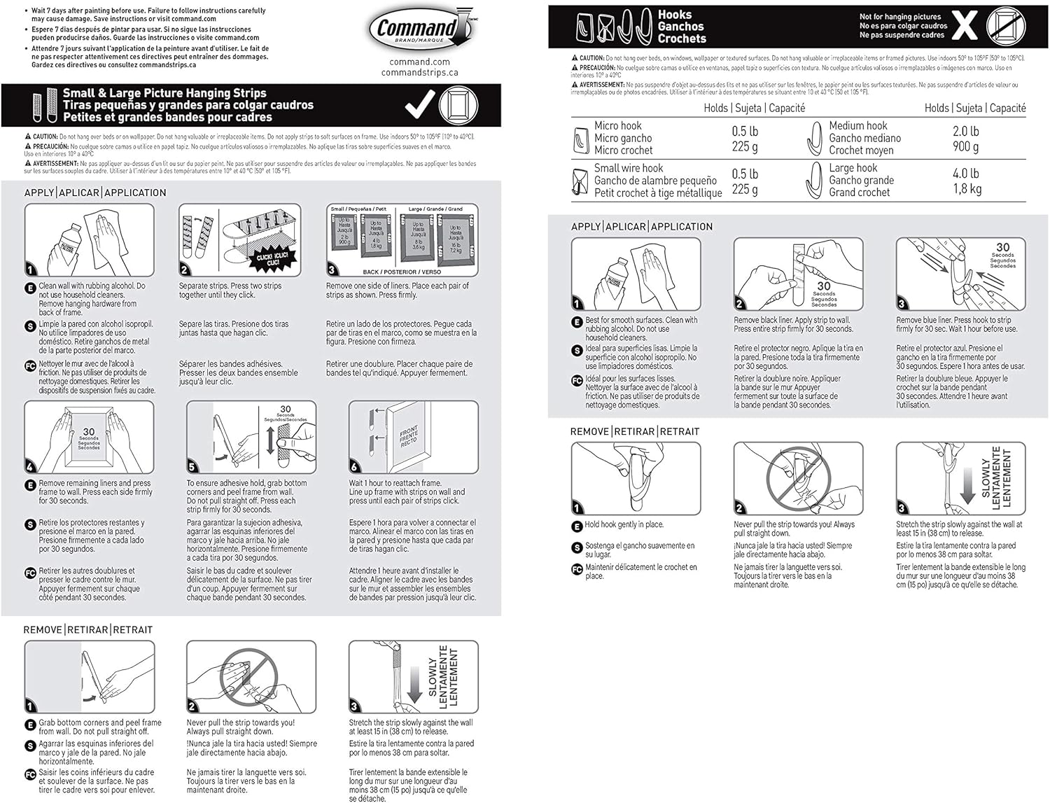 Command Damage-Free Clear Hooks - Streamlined Hanging Solution for Intentional, Less-Is-More Home Design
