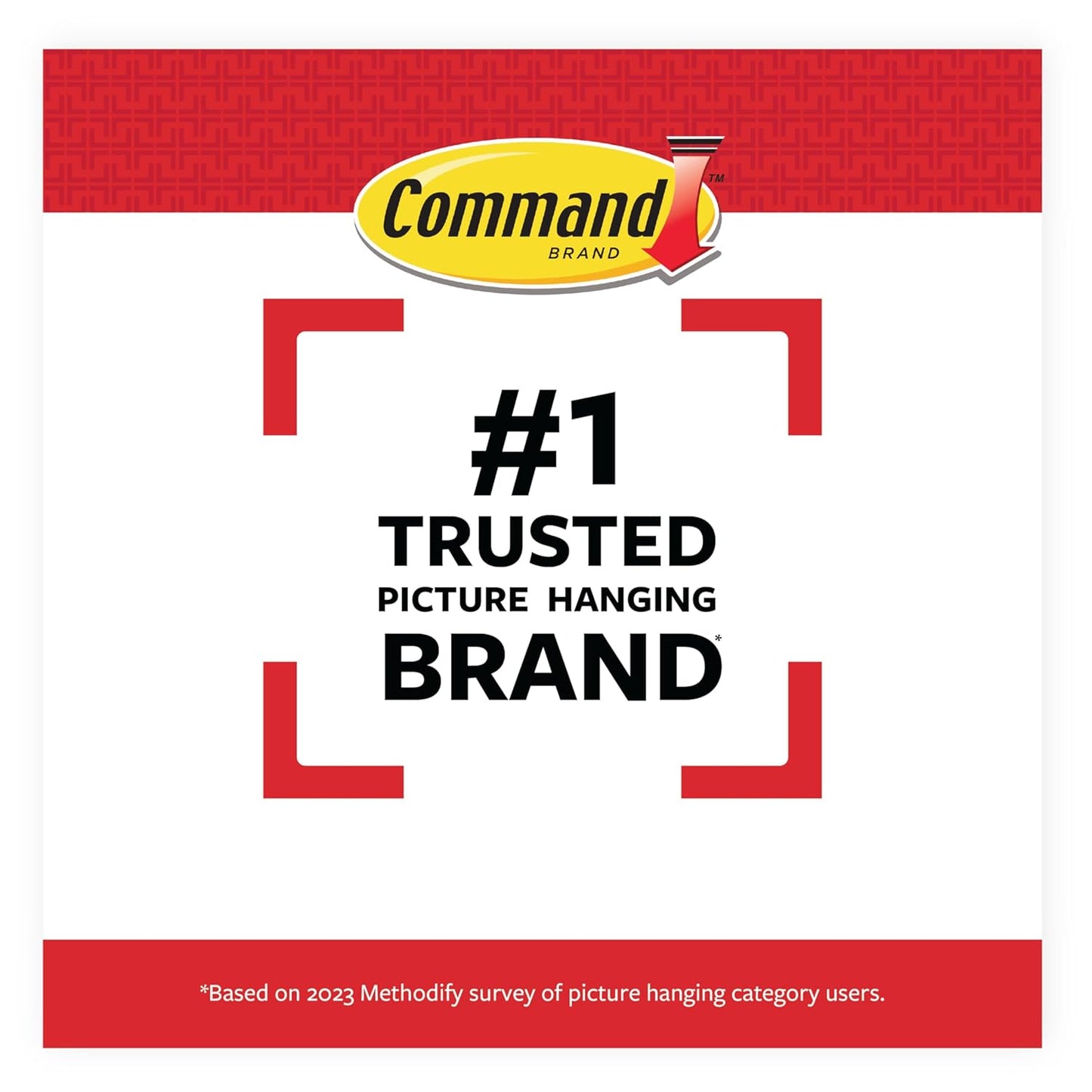 Command Large Picture Hanging Strips, White – Invisible Adhesive Solution for Intentional Gallery Walls and Neutral Spaces
