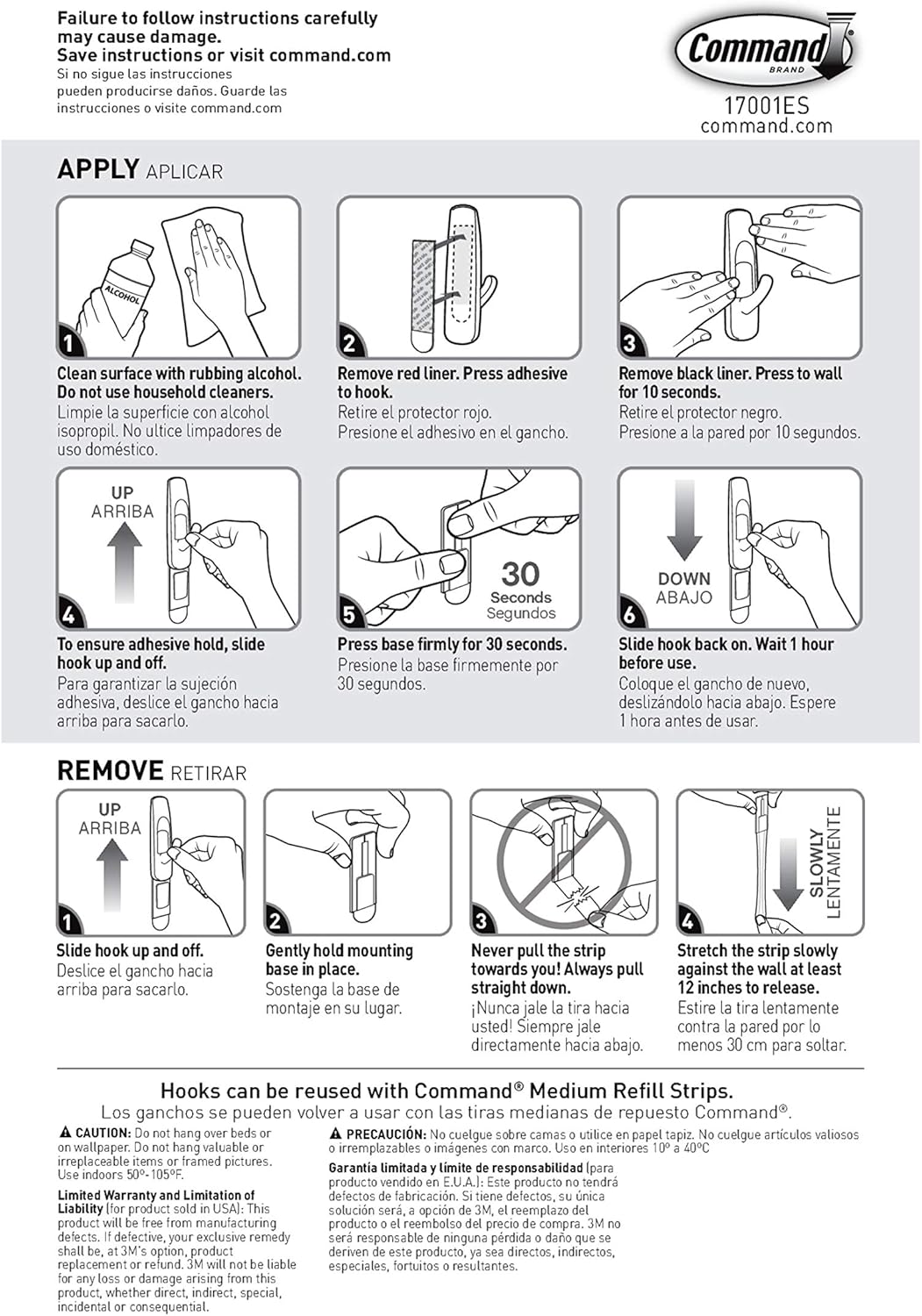 Command Medium Utility Hook Mega Pack – Practical Birthday Gift for Mom Who Loves a Clutter-Free Home