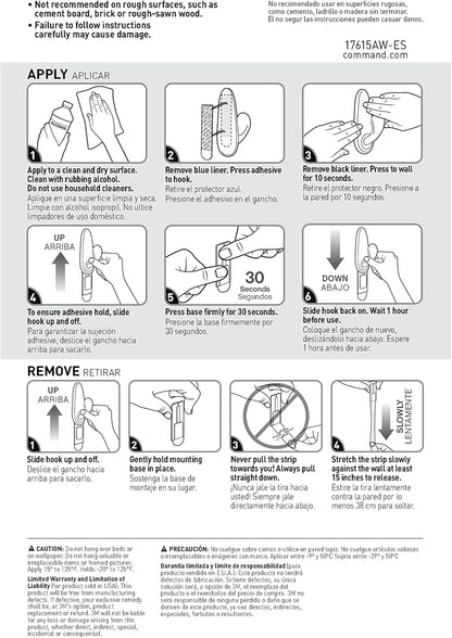 Command Outdoor Refill Strips – Re-Hang Seasonal Wreaths and Lanterns Without Marring Siding